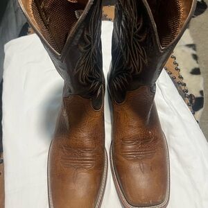 Ariat Brown Leather Western Boots